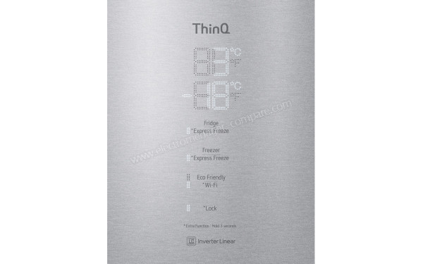 LG GBB92MBACP - Panneau de commandes