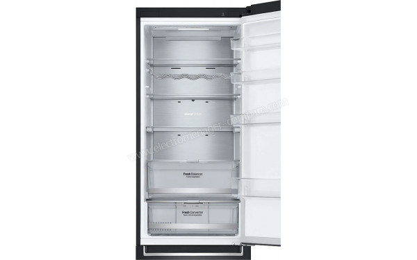 LG GBB92MCABP - Vue de l'int&eacute;rieur partie r&eacute;frig&eacute;rateur