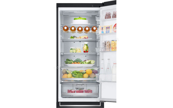 LG GBB92MCABP - Vue de l'int&eacute;rieur partie r&eacute;frig&eacute;rateur