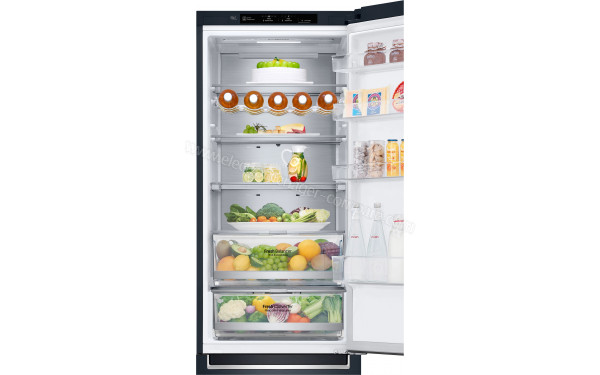 LG GBB92MCBAP - Vue de l'int&eacute;rieur partie r&eacute;frig&eacute;rateur