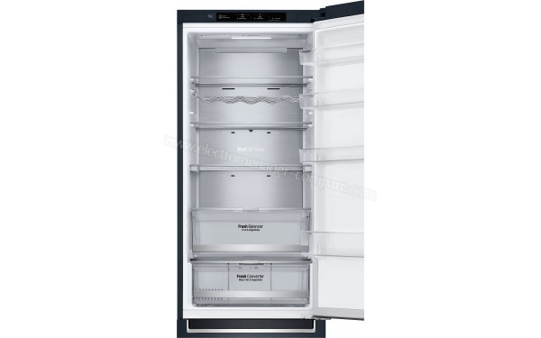 LG GBB92MCBAP - Vue de l'int&eacute;rieur partie r&eacute;frig&eacute;rateur