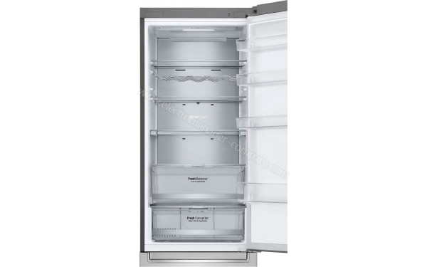 LG GBB92STACP - Vue de l'int&eacute;rieur partie r&eacute;frig&eacute;rateur