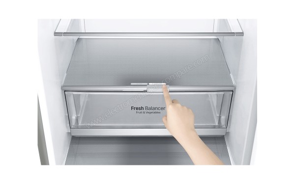LG GBB92STAXP - R&eacute;glage d'humidit&eacute; du bac &agrave; l&eacute;gumes