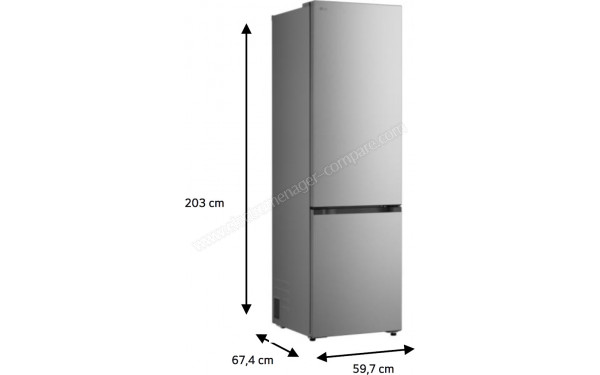 LG GBBS322CPY - Dimensions