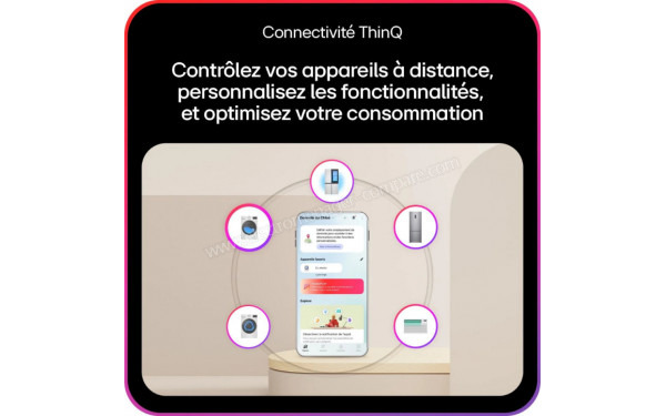 LG GBBSJ11DEP - Connectivit&eacute; ThinQ