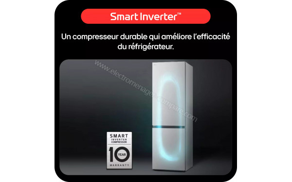 LG GBBSJ11DPY - Compresseur Smart Inverter