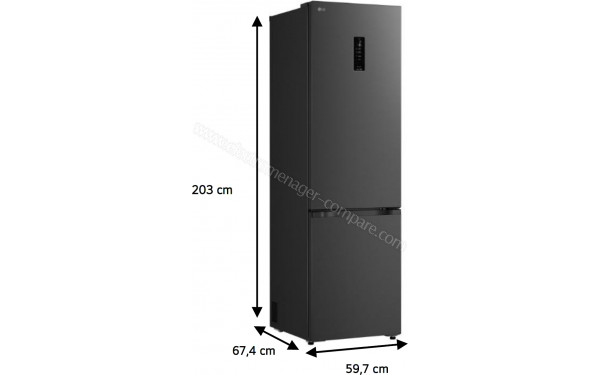 LG GBBSJ21DEP - Dimensions