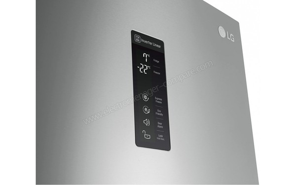 LG GBD6326BPS - Vue des commandes