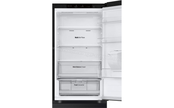 LG GBF3102EEV - Vue de l'int&eacute;rieur partie r&eacute;frig&eacute;rateur