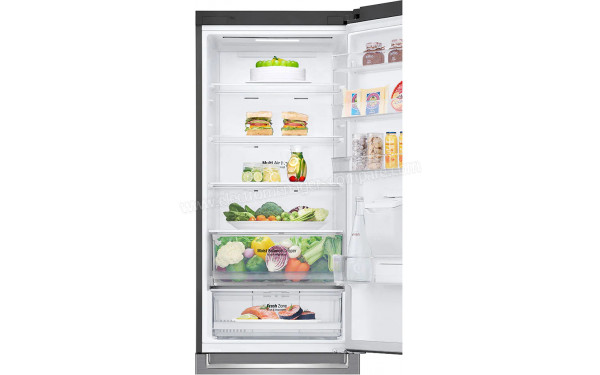 LG GBF62PZHEN - Vue de l'int&eacute;rieur partie r&eacute;frig&eacute;rateur