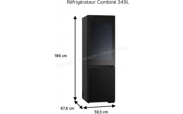 LG GBG5160CEV - Dimensions