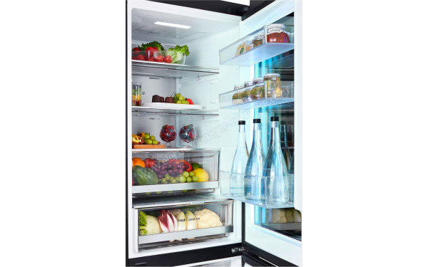 LG GBG719MDNN - Vue de l'int&eacute;rieur partie r&eacute;frig&eacute;rateur