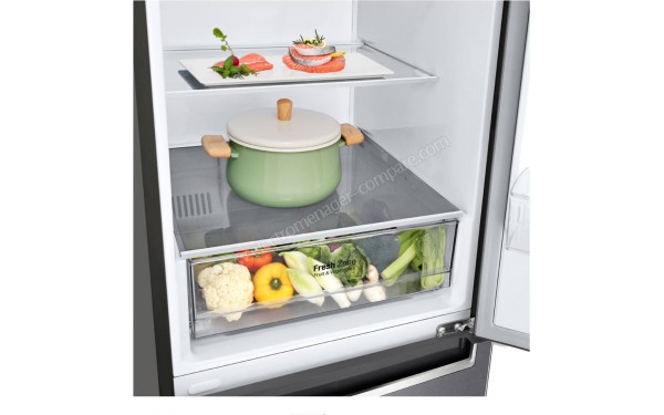 LG GBP30DSLZN - Vue du bac r&eacute;frig&eacute;rateur