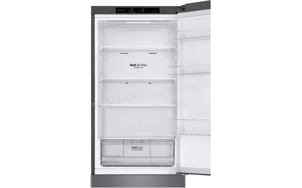 LG GBP31DSLEC - Vue de l'int&eacute;rieur partie r&eacute;frig&eacute;rateur
