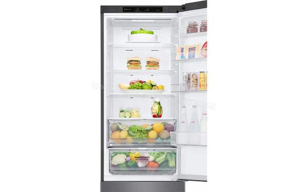 LG GBP62DSNCC1 - Vue de l'int&eacute;rieur partie r&eacute;frig&eacute;rateur
