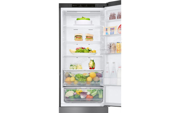LG GBP62PZNAC - Vue de l'int&eacute;rieur partie r&eacute;frig&eacute;rateur