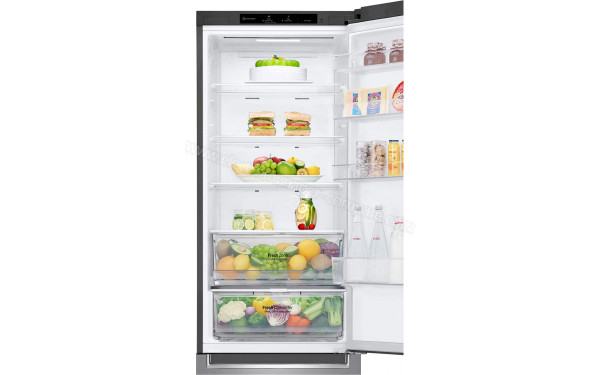 LG GBP62PZNCC1 - Vue de l'int&eacute;rieur partie r&eacute;frig&eacute;rateur