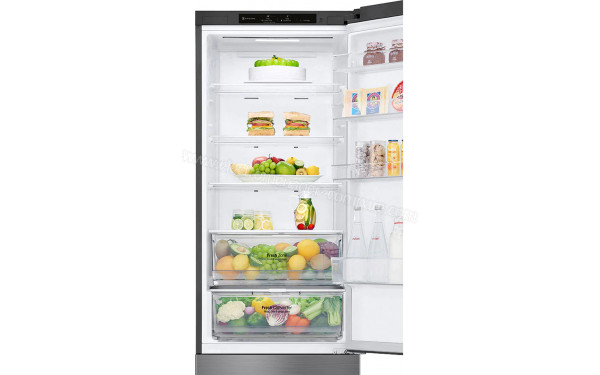 LG GBP62PZNCC - Vue de l'int&eacute;rieur partie r&eacute;frig&eacute;rateur