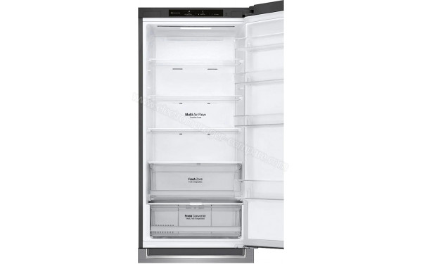LG GBP62PZNCN1 - Vue de l'int&eacute;rieur partie r&eacute;frig&eacute;rateur
