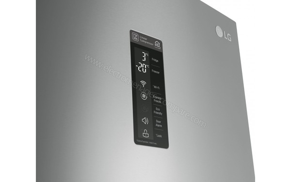 LG GBS6226BPS - Vue des commandes (cr&eacute;dit : Boulanger)