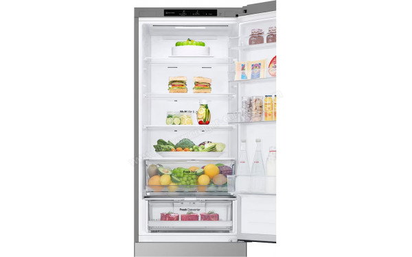 LG GBV22NCCPY - Vue de l'int&eacute;rieur partie r&eacute;frig&eacute;rateur