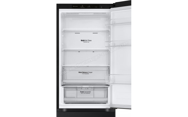 LG GBV3100DEP - Vue de l'int&eacute;rieur partie r&eacute;frig&eacute;rateur