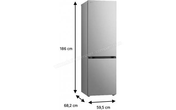 LG GBV3100DPY - Dimensions