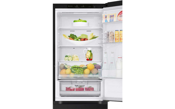 LG GBV3100EEP - Vue de l'int&eacute;rieur partie r&eacute;frig&eacute;rateur