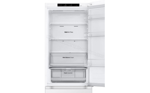 LG GBV3100ESW - Vue de l'int&eacute;rieur partie r&eacute;frig&eacute;rateur