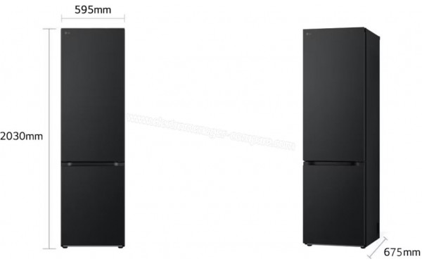 LG GBV3200CEP - Dimensions