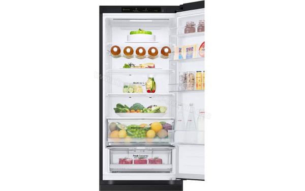 LG GBV3200CEP - Vue de l'int&eacute;rieur partie r&eacute;frig&eacute;rateur