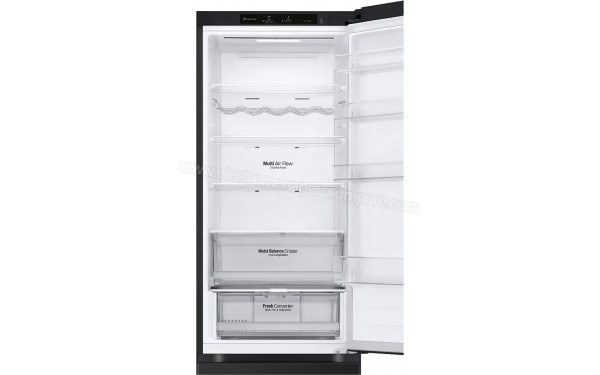 LG GBV3200CEP - Vue de l'int&eacute;rieur partie r&eacute;frig&eacute;rateur