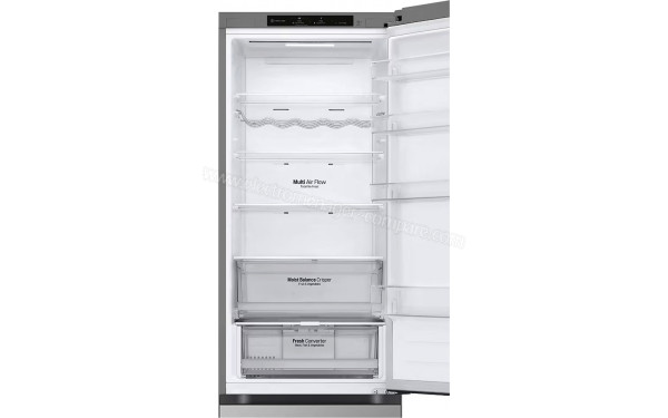 LG GBV3200DPY - Vue de l'int&eacute;rieur partie r&eacute;frig&eacute;rateur