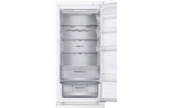 LG GBV5250DSW - Vue de l'int&eacute;rieur partie r&eacute;frig&eacute;rateur