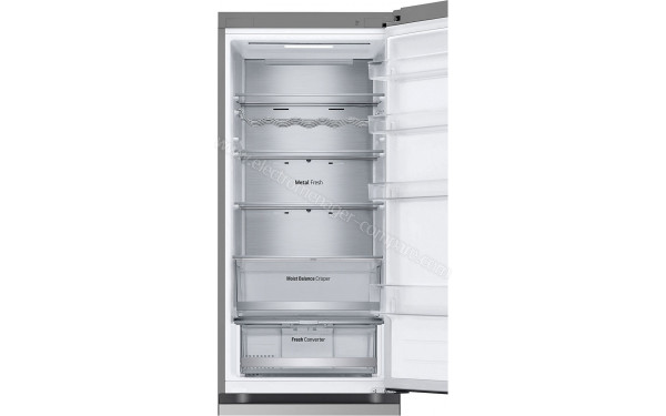 LG GBV5250EPY - Vue de l'int&eacute;rieur partie r&eacute;frig&eacute;rateur
