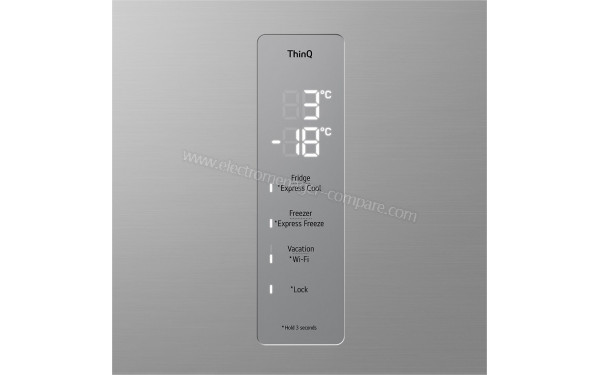 LG GBV5250EPY - Panneau de commandes