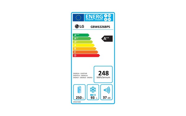 LG GBW6326BPS - &Eacute;tiquette &eacute;nergie