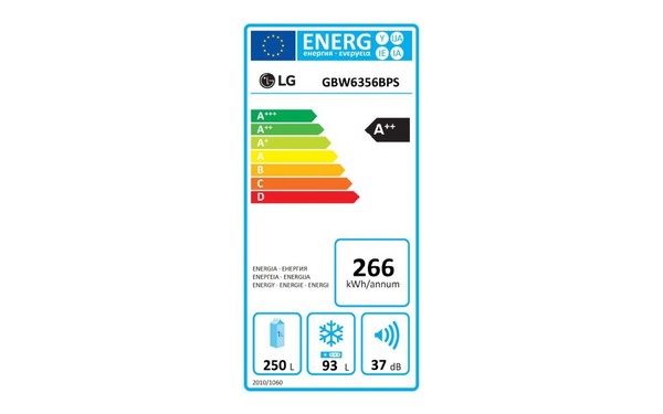 LG GBW6356BPS - &Eacute;tiquette &eacute;nergie