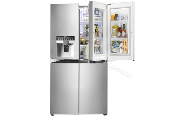 LG GLS8848SC - Vue de l'int&eacute;rieur r&eacute;frig&eacute;rateur seul 3 (cr&eacute;dit : Boulanger)