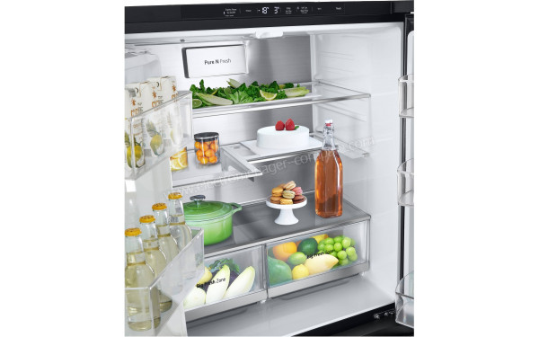 LG GMG860EPBE - Vue de l'int&eacute;rieur partie r&eacute;frig&eacute;rateur
