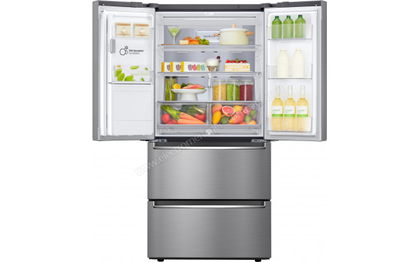 LG GML643PZ6F - Vue de l'int&eacute;rieur partie r&eacute;frig&eacute;rateur