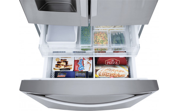 LG GML8031ST - Vue du dessus du compartiment cong&eacute;lation