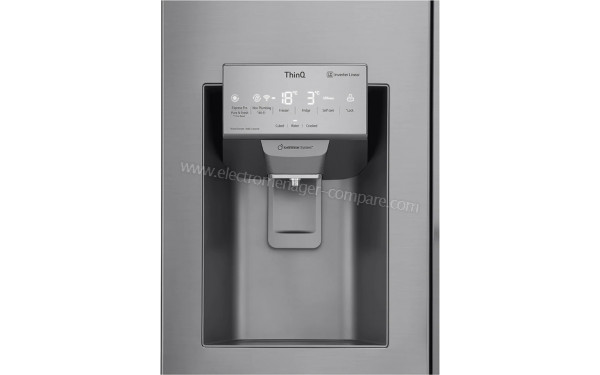 LG GML844PZAE - Distributeur d'eau fra&icirc;che/gla&ccedil;ons/glace pil&eacute;e