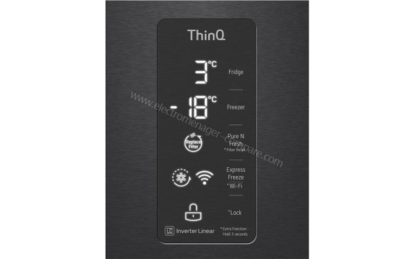 LG GMQ844MC5E - Panneau de commandes