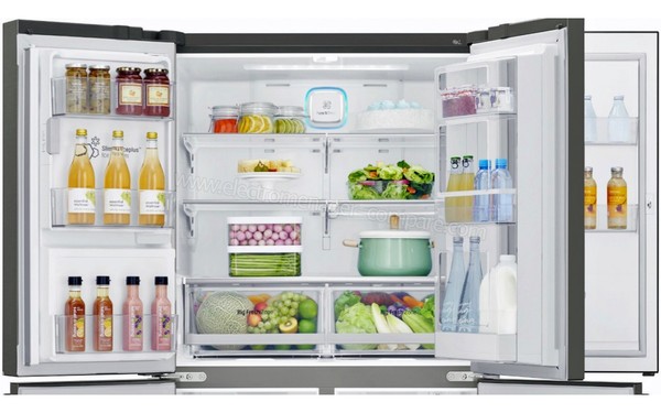 LG GMS9331SB - Partie r&eacute;frig&eacute;ration (cr&eacute;dit : Darty)