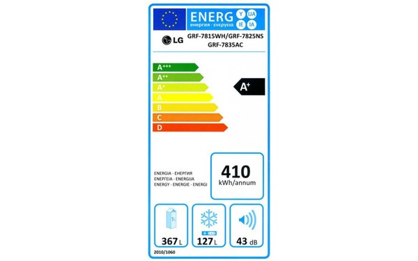 LG GRF-7815WH - &Eacute;tiquette &eacute;nergie