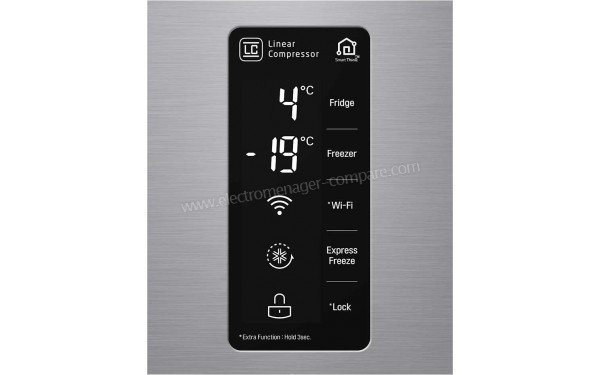 LG GSB760PZXZ - Panneau de commandes