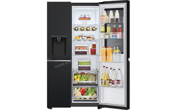 LG GSGV80EPLD - Vue de l'int&eacute;rieur partie r&eacute;frig&eacute;rateur