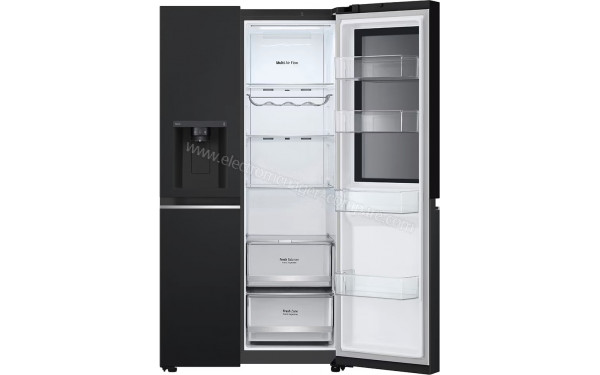 LG GSGV80EPLD - Vue de l'int&eacute;rieur partie r&eacute;frig&eacute;rateur