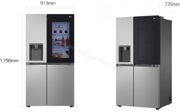 LG GSGV80PYLD - Dimensions